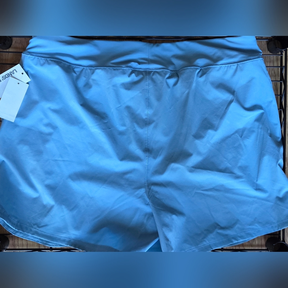Lands' End Women's Light Blue Swim Shorts XL (16/18) NWT Retail $40 - Picture 5 of 6